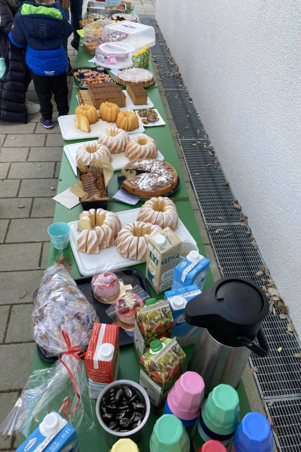 Ein Buffet in der Kita kinderzimmer Lehmberg in Hamburg Rahsltedt